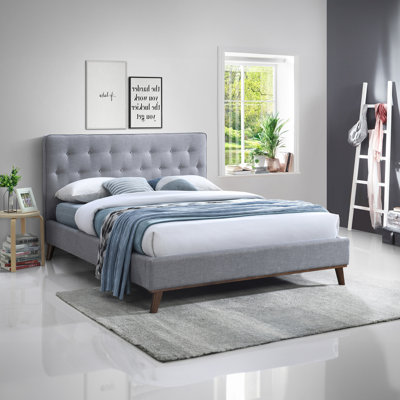 Daizia Lift Up Storage Platform Bed with Winback Headboard