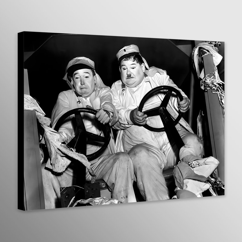 Laurel And Hardy - The Flying Deuces Vintage Movie Art 1939 - Print, 21cm H x 31cm W