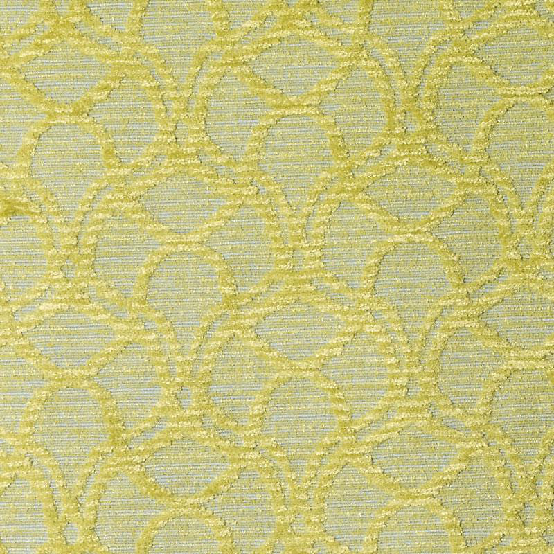 Alhambra Fabric, Blue/Yellow