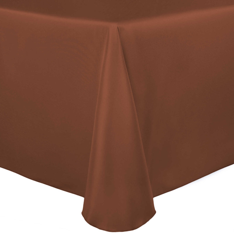 Ultimate Textile Oval Tablecloth, 3, Copper, 120" x 60"