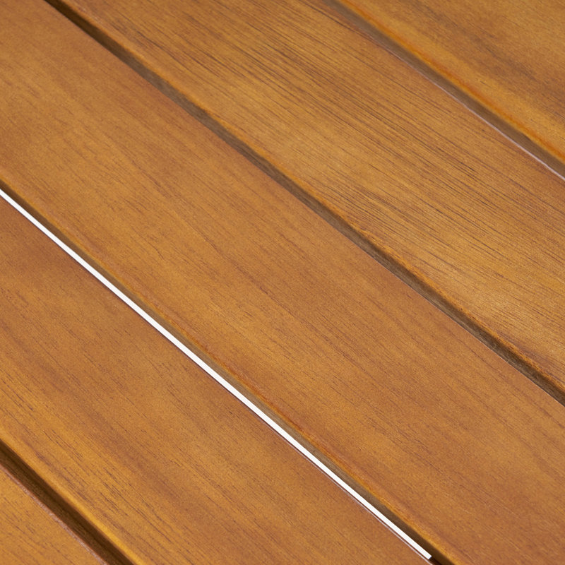 Table d'appoint d'extérieur en bois, Teck