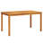 vidaXL Garden Dining Set Folding 7 pcs Brown Solid Acacia Wood
