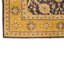 Tapis Oushak turc rétro fait à la main beige et brun Anatolian