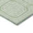Machine Washable Indoor/Outdoor Claudian ACN1458 Mint Rug-103015841