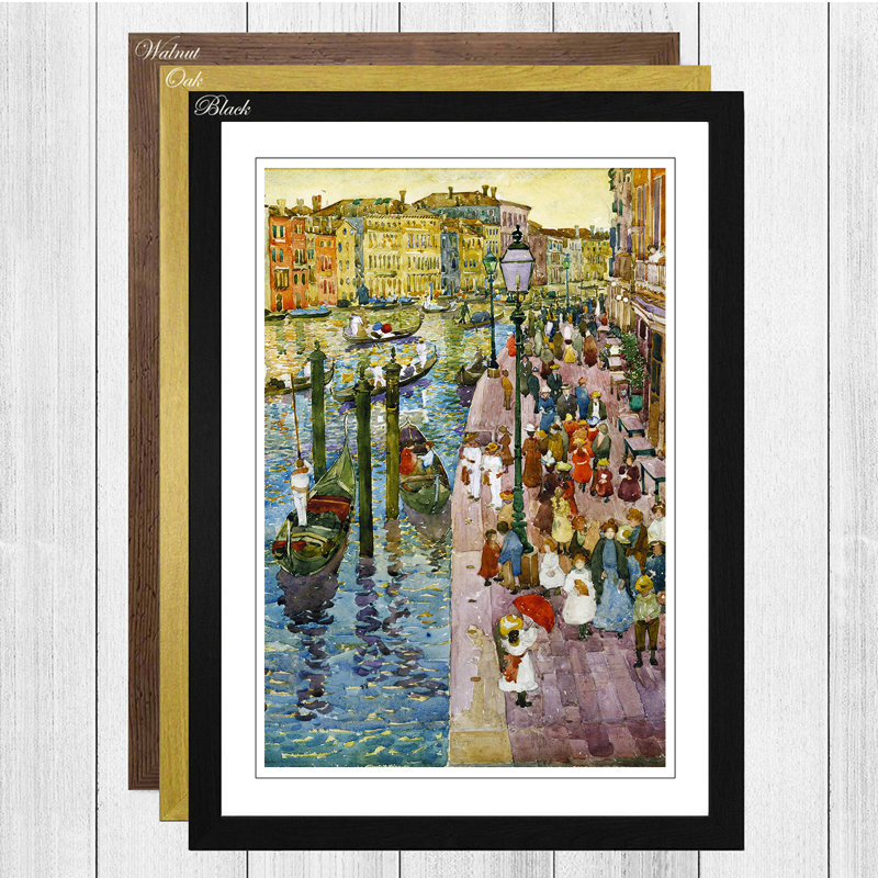 Maurice Pendergrast - Single Picture Frame Painting, Walnut