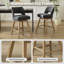 Ensemble de 6 tabourets de bar pivotants 27,1 po, assise rembourrée en polyester sur structure en bois massif-1920880856-1920880859-1926002408