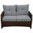 Weinmann 50.59 " W Loveseat with Cushions-146515397