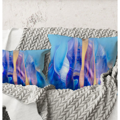 Abstract Throw Pillow