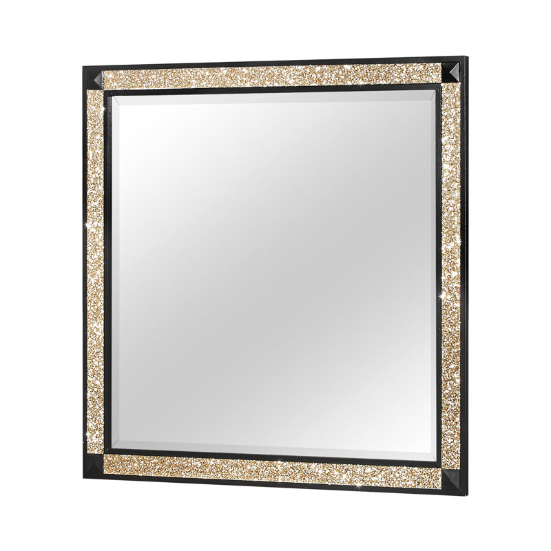 LIVELY BLACK/GOLD MIRROR