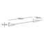 150 cm Wide Wall Mountable Garment Wardrobe Rail 5ft