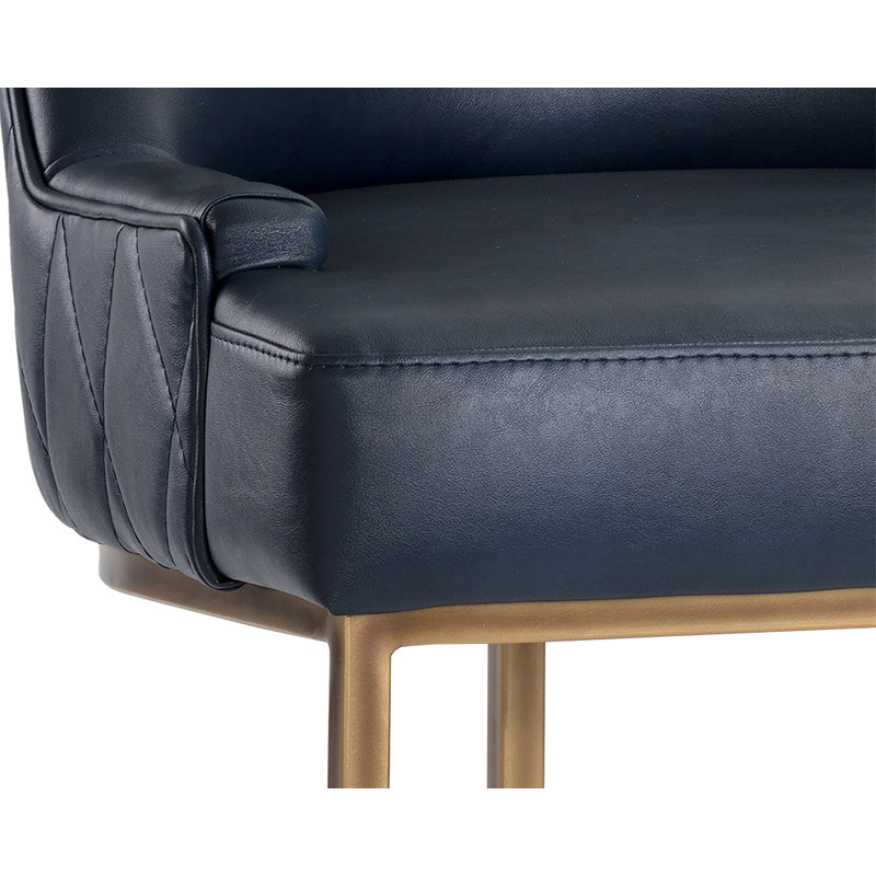 Florence Upholstered Dining Chair, Blue