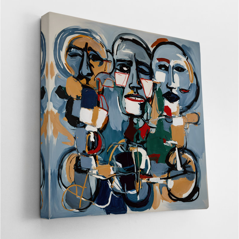 Triade de pensée, H 24 po x l 24 po