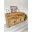Console en teck recyclé avec tiroirs-105725685