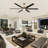 Brillion 72" 6-speed Reversible Ceiling Fan with Dimmable LED Lights and Remote Control-1466008786