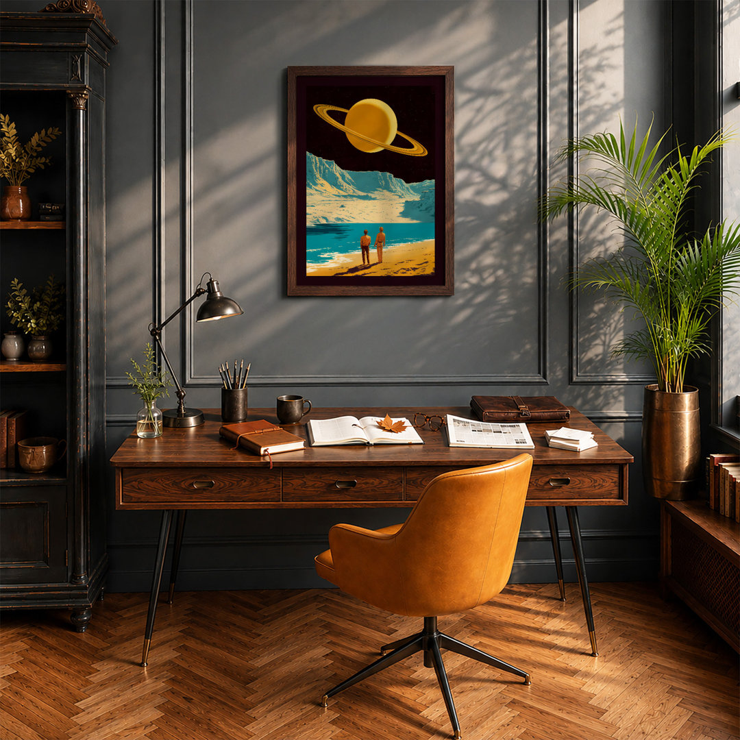 Alien World Wonder Fantasy & Sci-Fi - Framed Print