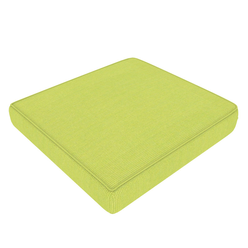 Coussin de chaise de salle à manger intérieur / extérieur Sunbrella®, Jaune géométrique