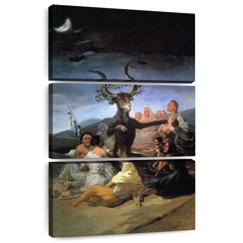 Le sabbat Kelan Witches '1797-98, H 57 po x l 36 po