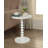 Acton White Finish Accent Table