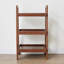 Banc de rangement en chêne de couleur noyer, range-chaussures en bois de hêtre à 3 niveaux pour le vestibule, rangement de qualité supérieure pour la salle de bain, le salon, la chambre à coucher, le couloir, le patio, la cuisine