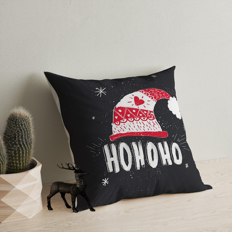 Coussin lavable de qualité supérieure, 17,0 x 17,0 pouces, 50% coton / 50% polyester, rembourrage en silicone, fermeture à glissière dissimulée | Doux, confortable et repassable | Parfait pour la décoration intérieure, le salon et la chambre à cou