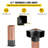 VEVOR Black Metal DIY Kit-93506715