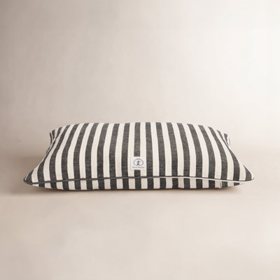 Striped Cotton Pet Bed
