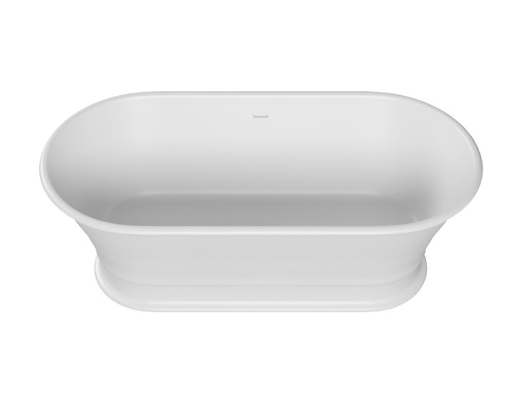 Acquabella Monviso Air Bath Tub, Gloss White