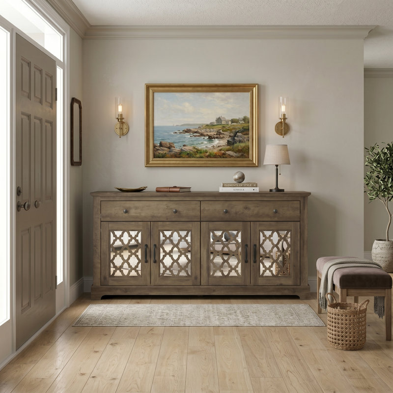 Chessani 2 Drawer Sideboard, Chêne noueux, Moorish