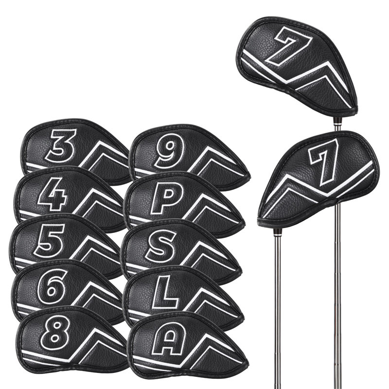 11 Pack Magnetic Golf Iron Head Covers