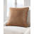 Asoni Faux Leather Reversible Throw Pillow