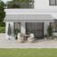 Dakota Fields Polyester Cover Retractable Patio Awning-1481860924-1481860923-1481861060