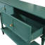 Console Mid-Century avec 2 tiroirs pour l'entrée et le salon, vert-278301340-531276302