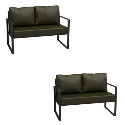 Lorilea Faux Leather Upholstered Bench