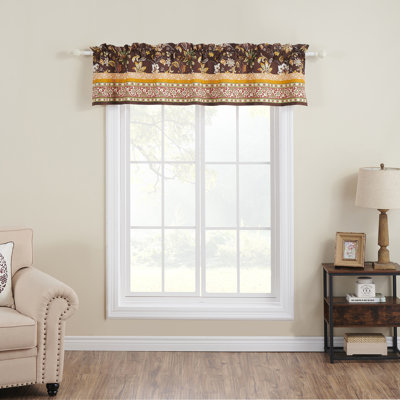 Audrey Floral Tailored Window Valance