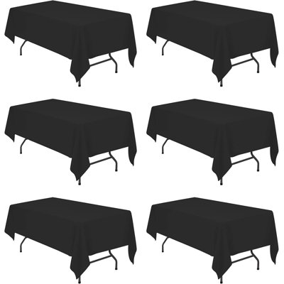 6 Pack Tablecloths For 6 Foot Rectangle Tables