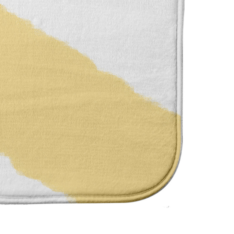 Tapis de bain Scarlett, l 34 po x L 21 po, Jaune