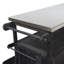Chariot extérieur pour îlot de cuisine avec plateau pliable, rangement pour armoire et roues verrouillables-773804301