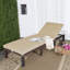 Chaise longue inclinable avec coussin en rotin-52954547