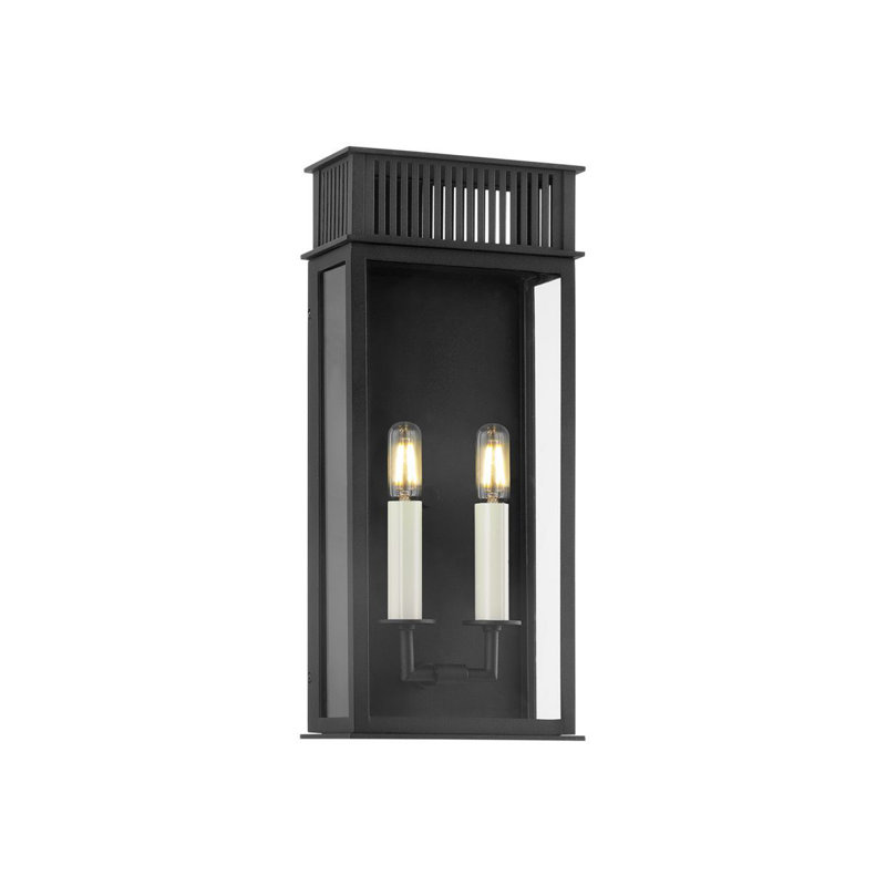 Applique murale 2 lumières Gridley, H 17,5 po x l 7,75 po x P 7,75 po