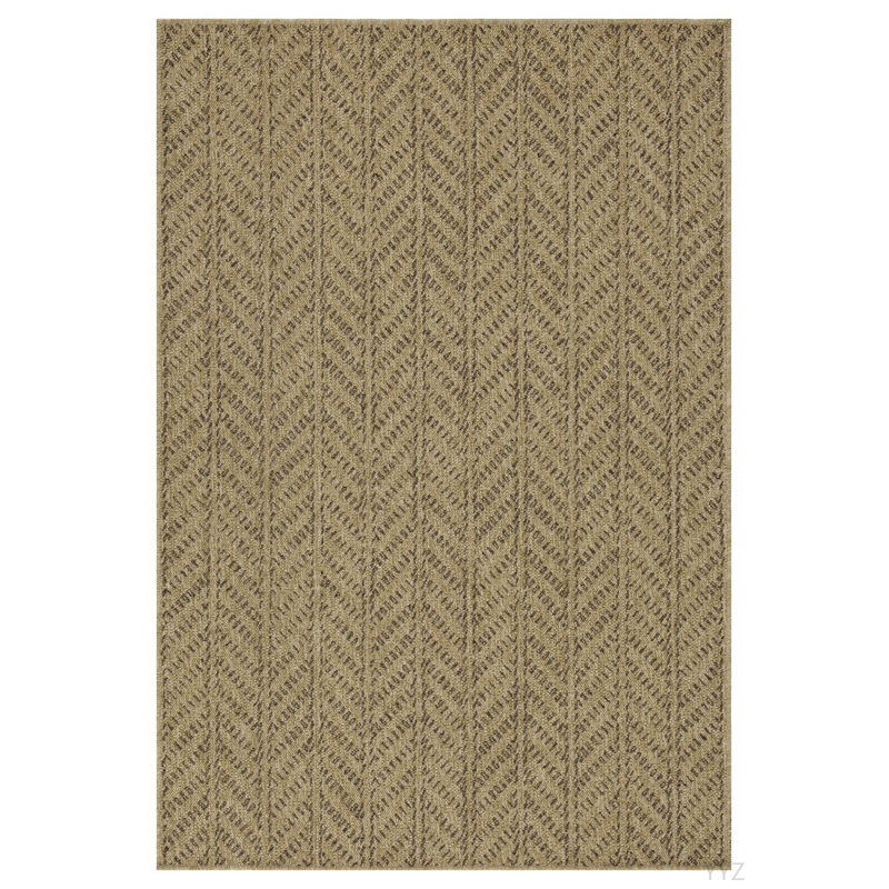 Earth GC_NTL1013 Jute/Mocha 2 Ft. 7 In. X 7 Ft. 3 In. Indoor/Outdoor Area Rug, Runner 2'7" x 7'3"