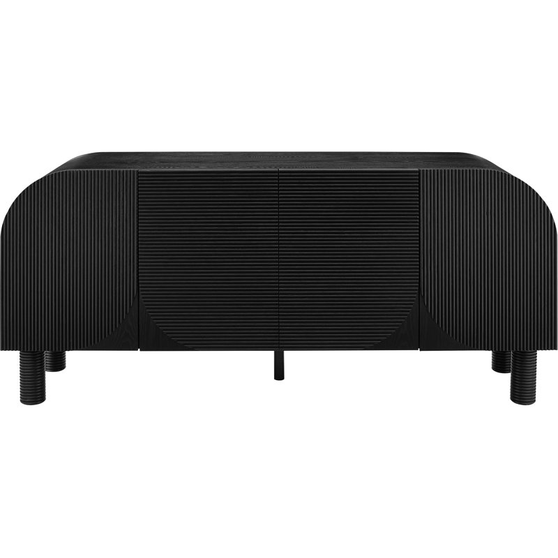Casablanca 72'' Solid Wood Sideboard, Black