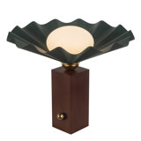 Furrow 14-in Red Table Lamp