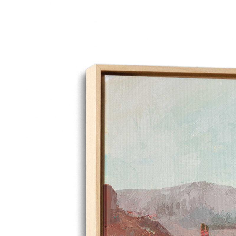 «Dusky Dirt» par Kamdon Kreations, reproduction d'art, 40 W x 30 H, Tan, Framed Canvas