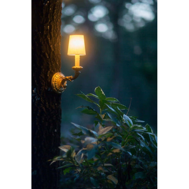 Hardback Linen Empire Lamp Shade (Clip On), 4.5" H x 4" W x 4" D, Eggshell