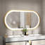 Aluminum Oval Wall Mirror-1377535706