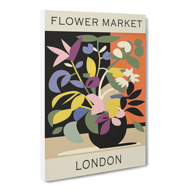 The London Flower Market Exhibition No. 2 - Wrapped Canvas, 50cm H x 35cm W
