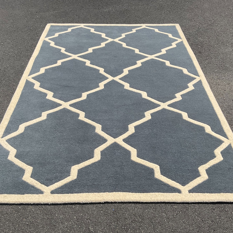 Wool Geometric Indoor Rug