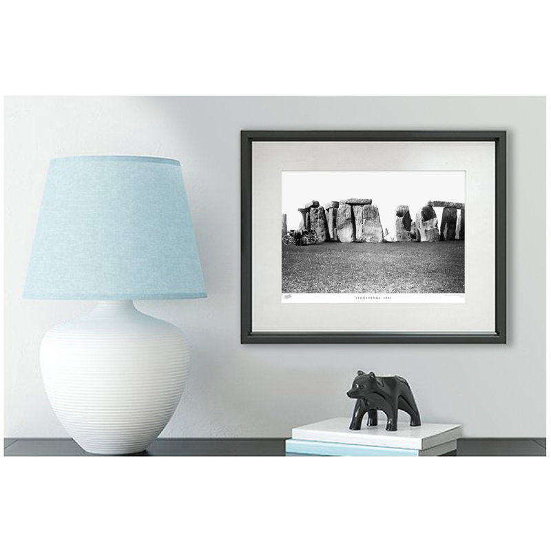 Stonehenge, 1887 - Single Picture Frame Print, 28cm H x 36cm W x 2.3cm D