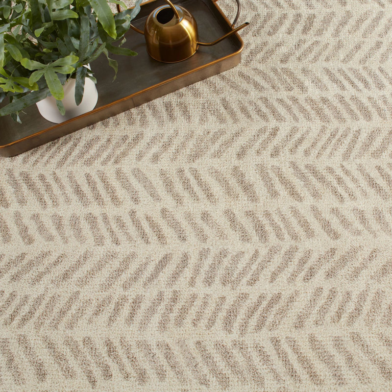 Rowley Grey Machine Printed Washable Rug, Runner 2'6" x 8'