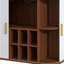 Armoire 39 "avec 6 porte-bouteilles et 3 porte-verres, armoire à café avec tiroir de rangement-806790451